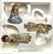 The Bradford Editions, Baumschmuck Heaven‘s Little Angels - Set mit 3 Engeln