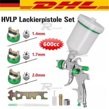 Profi HVLP Lackierpistole Spritzpistole Spraypistole Set 1,4mm 1,7mm 2,0mm Düsen