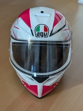 AGV K3 Motorradhelm Pink/Weiß Größe S Integralhelm