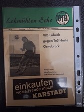 VFB Lübeck : TuS Haste Osnabrück 13.11.1967 Programm Bundesliga DFB Original