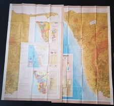 Namibia zwei landkarten - namibia.,