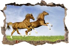 Wandtattoo Springende Pferde