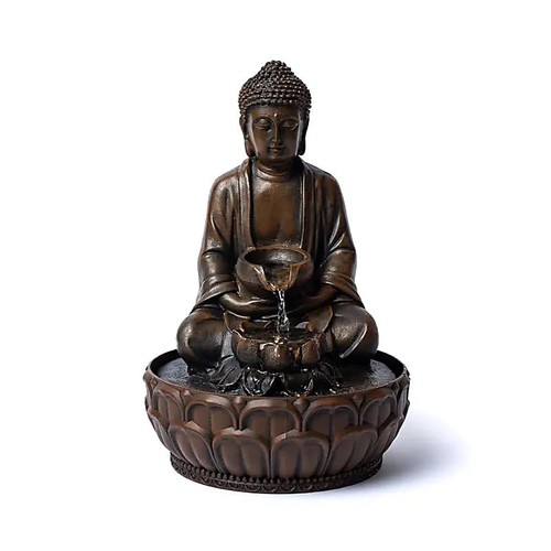 Casting buddha fountain - buddha, --