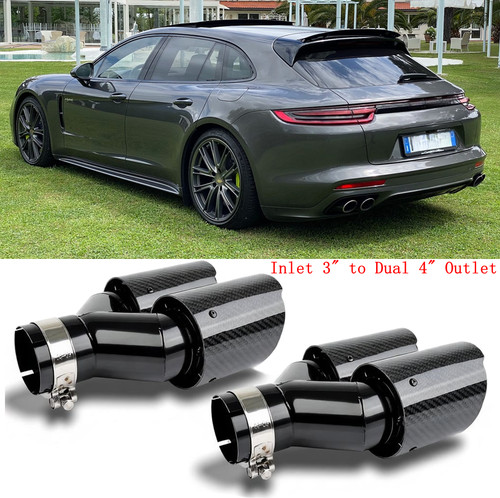 Carbon doppelrohr - 2x,