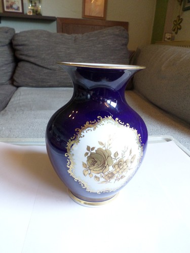 Vase echt cobalt bavaria - vase-echt, cobalt-bavaria