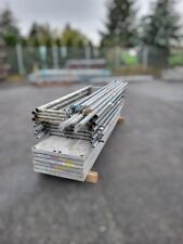 Gebrauchtes leichtes Gerüst mit Stahlrahmen und Alu-Tafeln 42m² Plettac/MJ/Alfix