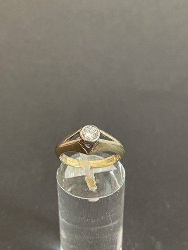 Diamanten 585er gold ring - diamanten,