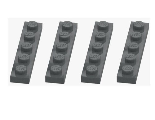 Lego platte 1x5 dark - 1x5,