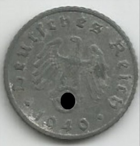 Reichspfennig münze von - 5,
