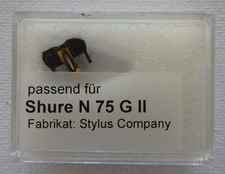 Diamant Nadel für Shure N 75 G II / M 75 / N 75-6 / Dual DN 325 - NEU / OVP