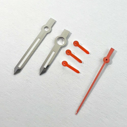 Zeigersatz silber orange - orange,