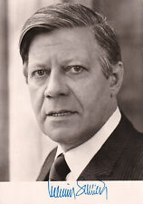 Autogramm - Helmut Schmidt