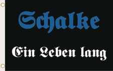 Fahne Flagge Schalke Ein Leben