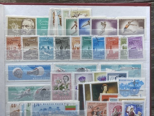 Briefmarken ungarn großes lot - briefmarken,