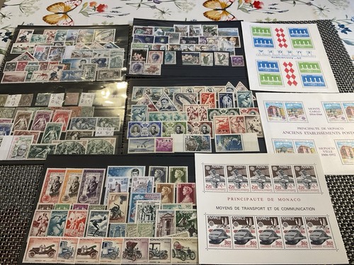 Briefmarkensammlung monaco 5 - monaco.,