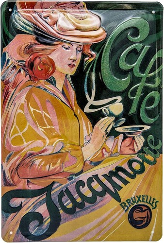 Küchenschild nostalgie kaffee - küchenschild,