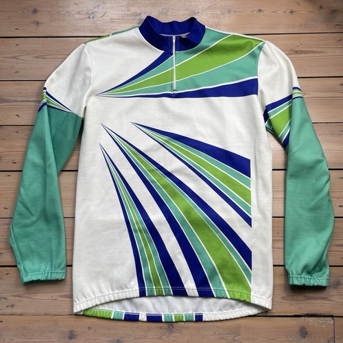 Vintage 80s radtrikot langarm - vintage,