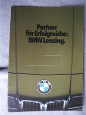Prospekt BMW Leasing E12 E21