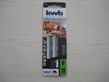 KWB 2er Pack Akku-Top Stichsägeblätter Länge 116/90 mm/Down-Cut/HCS/T-Schaft
