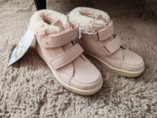 Kinder Mädchen Schuhe Booties Lily & Dan Rosa Sterne Klettverschluss Größe 29