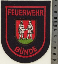 Bünde NRW/Deutschland  Freiwillige Feuerwehr Abzeichen Patch Neu