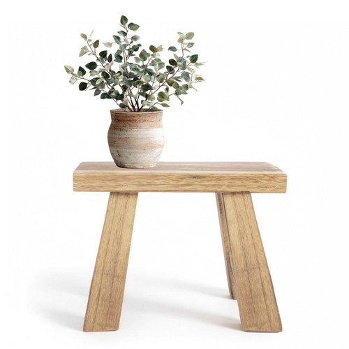 Holz pflanzenhocker 21x16cm - holz,