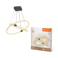 LED Pendelleuchte Hängelampe Decor Celestio Schwarz Ø50cm 21W warmweiß dimmbar