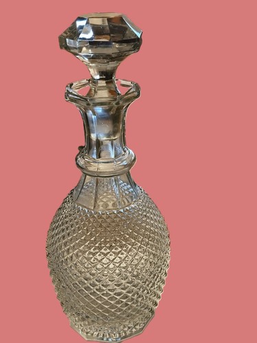 Vintage glaskaraffe mit - glaskaraffe,