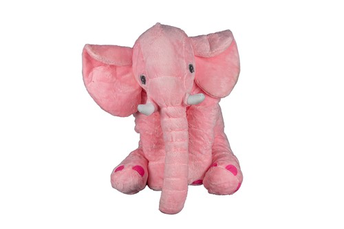 Elefant rosa 45cm 40cm mit - b=45cm,