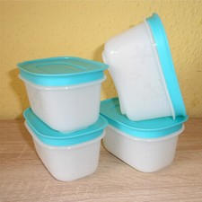 Tupperware 4 x Eis-Kristall-Set Gefrierbehälter Gefrierset Gefrierdose 170ml Neu