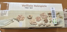 Verflixte Holzspiele Zehnerset +1 zusätzlich mit Lösungblättern