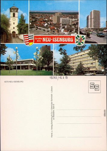 Ansichtskarte neu isenburg - ansichtskarte, neu-isenburg