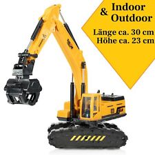 Spielzeug Bagger Raupenbagger Kettenbagger Baustellenfahrzeug Metall Holzgreifer
