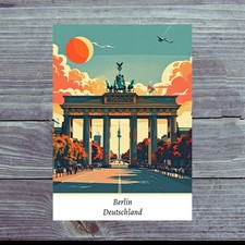 Retro Postkarte Berlin –