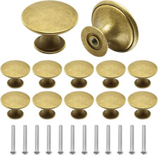 Goldene schrankknöpfe mm - 30,
