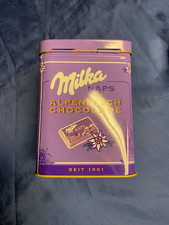Milka Schokolade Naps Dose Retro Vintage Sammeldose 12x 8 cm