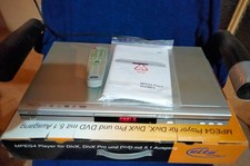 DVD Player ELTA 8845 MP4 Silber mit Fernbedienung gebraucht OVP