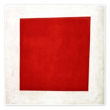 Poster Rotes Quadrat - Kasimir