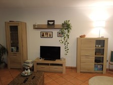 Wohnzimmermöbel, Sonoma-Eiche-Optik, gepflegter Zustand