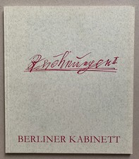 Katalog Austellung Berliner Kabinett Zeichnungen II Galerie im Turm Berlin 1993