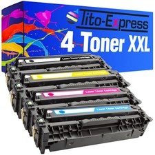 4 Toner für HP CE410X-CE413A