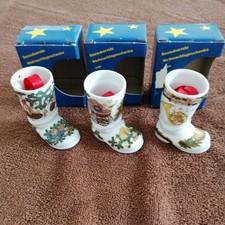 Eschenbach 3 Mini Weihnachtsstiefel Stiefel, Porzellan, Motive  4,10,11 OVP