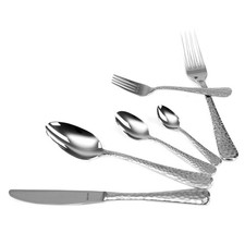 Solex Lena Besteckset 72 teilig für 12 Personen inklusive Moccalöffel Edelstahl