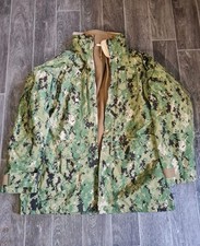 US Navy Seals USN AOR2 Goretex Parka Jacke & Liner ECWCS LARGE-Long 1a Condition