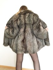 Bluefrost Pelzjacke Gr. 38-42 Echtpelz, Bluefox, Fuchsjacke, Silberfuchs Vintage