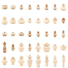 Antik Möbel Holzfüße Eiche, Fichte, Erle o. Nussbaum Massivholz rund für Schrank