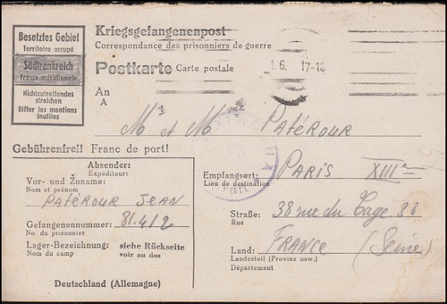 Kriegsgefangenenpost stalag - kriegsgefangenenpost,