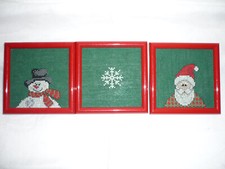 3er Set Stickbilder mit Rahmen