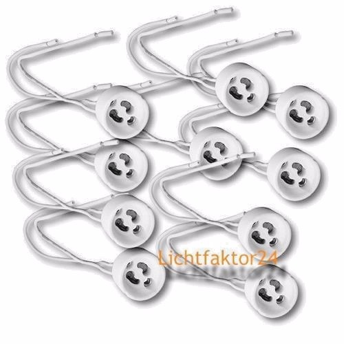 10er set lampenfassungen - 10er,