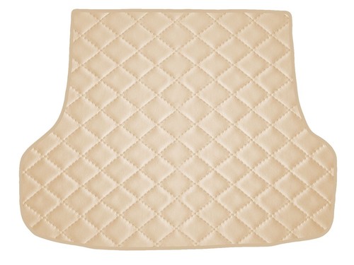 Beige gestepptes öko leder - beige,